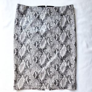 Alice + Olivia Python Snake Print Pencil Skirt